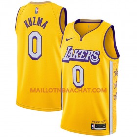 Maillot NBA Los Angeles Lakers Kyle Kuzma 0 Nike 2019-20 City Edition Swingman - Homme